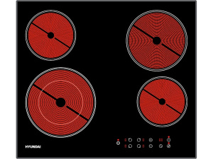 Варочная поверхность Hyundai HHE 6485 BG черный