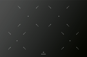 Индукционная варочная панель Barazza 1PIDC80N black glass ceramic