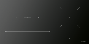 Индукционная варочная панель Barazza 1PIDC90N black glass ceramic