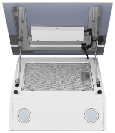 Каминная вытяжка MAUNFELD Medway 50 белый/сатин