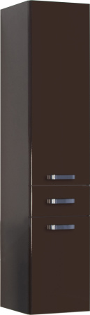 Шкаф-пенал AQUATON Америна тёмно-коричневый
