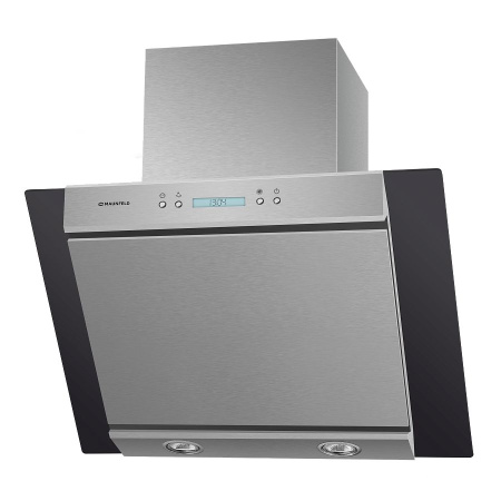 Кухонная вытяжка MAUNFELD Gloria 60 нержавеющая сталь\черное стекло