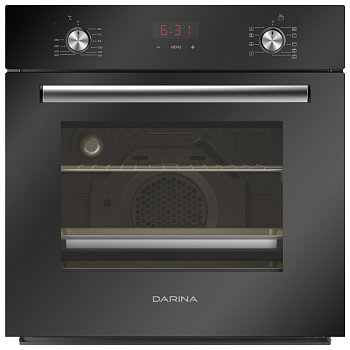 Духовой шкаф Электрический Darina 2V5 BDE 112 708 M зеркальный/черный