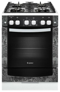 Плита Газовая Gefest ПГ 6500-02 0113 черный мрамор