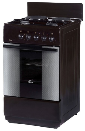 Плита Комбинированная Flama RK 2201 B коричневый