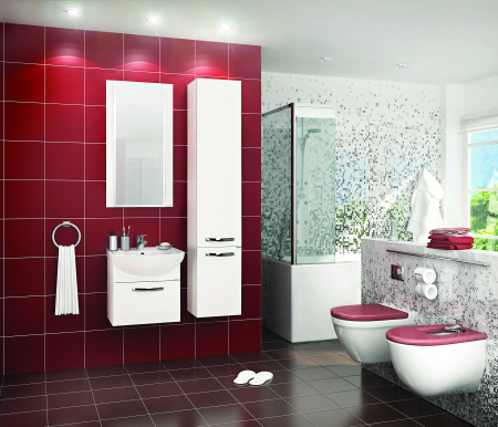 Шкаф-пенал AQUATON Ария белый