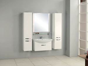 Шкаф-пенал AQUATON Ария белый