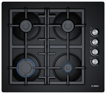 Газовая варочная поверхность Bosch POP6C6O90R черный