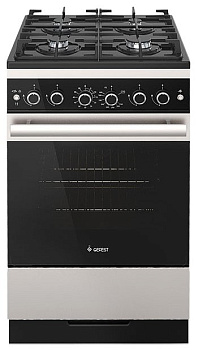 Плита Газовая Gefest ПГ 5500-02 0069 черный/серебристый