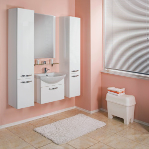 Шкаф-пенал AQUATON Ария белый