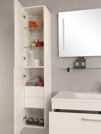 Шкаф-пенал AQUATON Мадрид белый