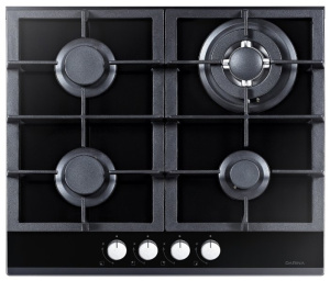 Газовая варочная поверхность Darina 1T2 C 308 B стекло черное