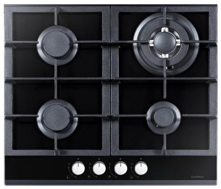 Газовая варочная поверхность Darina 1T2 C 308 B стекло черное