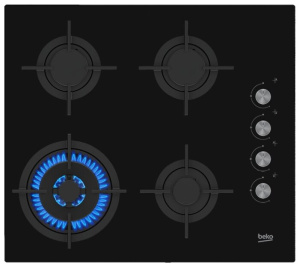 Газовая варочная поверхность Beko HILW64122S черный
