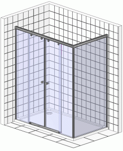 Душевой уголок RGW Classic CL-43 (1660-1710)x700