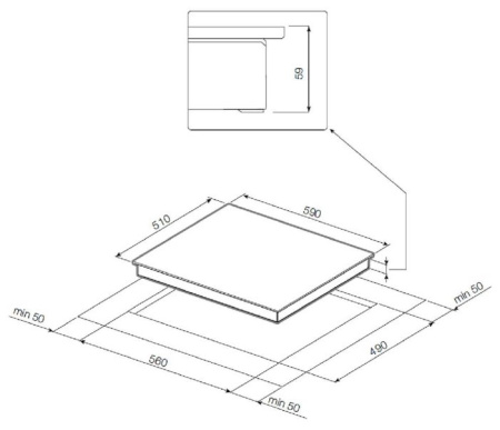 Газовая варочная поверхность GRAUDE GS 60.3 G